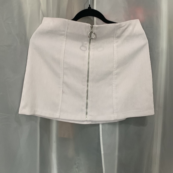 Zipper corduroy mini skirt - Picture 2 of 3
